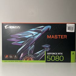 RTX 5080 AORUS MASTER 16GB GDDR7 – Fully Working – LCD Screen Partially Damaged