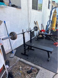 Bench press rack