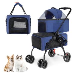 RenGueHome Double Pet Stroller .. NEW
