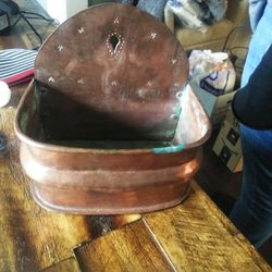 Copper Hanging Planter