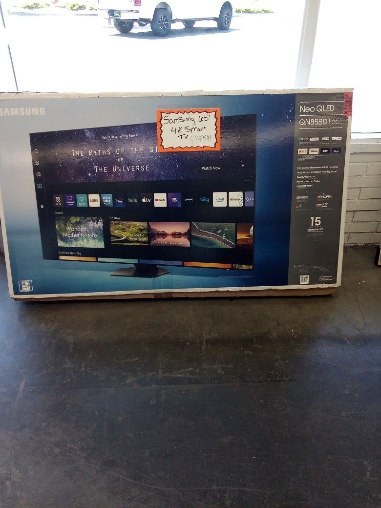Samsung 65" 4k Smart TV