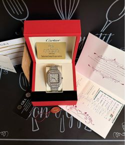 Moissanite watch