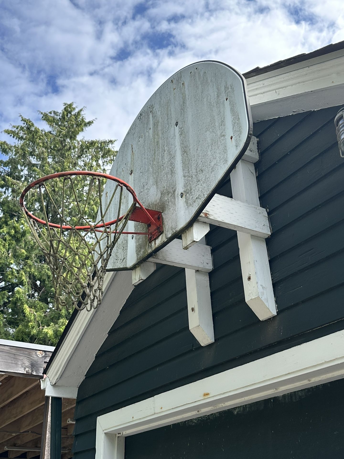 Basketball Backboard And Hoop-FREE