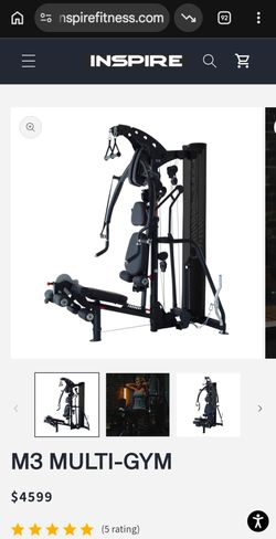Weight machine. M3 inspire.  All in one.