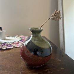 Small Drip Glaze Vase