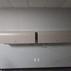 Wall Mounted Storage Cabinets w/ LED Lights (2 available)