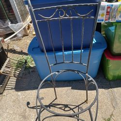 Black Metal Chair Frame