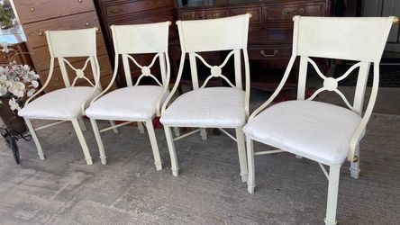 Gorgeous dining formal Metal chairs