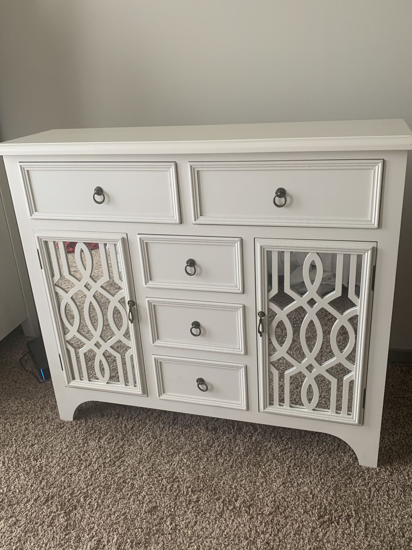 Wood & mirror TV stand/buffet