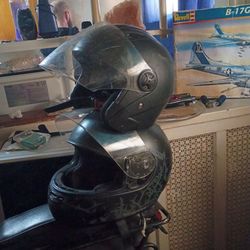 Motorcycle helmets both for $50