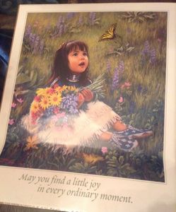 Canvas Print "May you find a little joy in every ordinary moment"