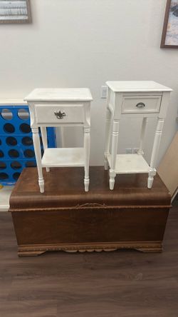 Night stands and treasure chest