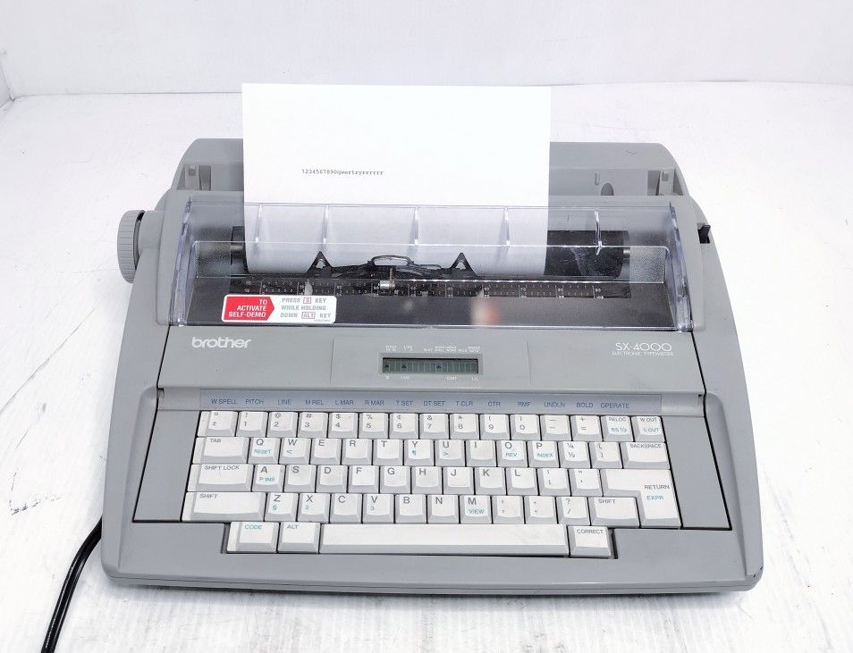 Brother SX-4000 LCD Electronic Typewriter