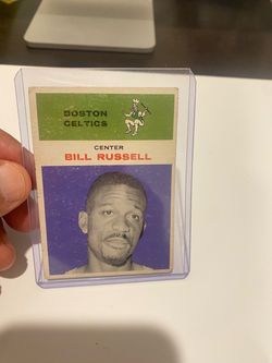 1961– 62 FLEER basketball #38 Bill Russell Boston Celtics