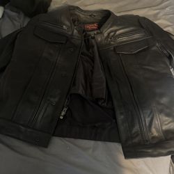 Biker Hill Heavy Real leather Motorcycle Jacket 
