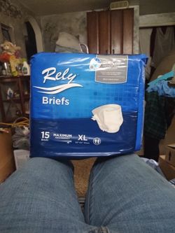 Rely Disposable Briefs XL