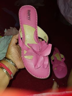 Pink sandals