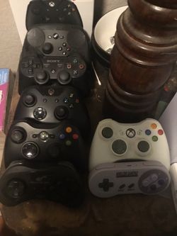 Three Xbox Controllers