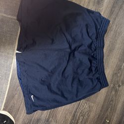 Nike BASKETBALL Shorts Adult Mens L Dark Blue