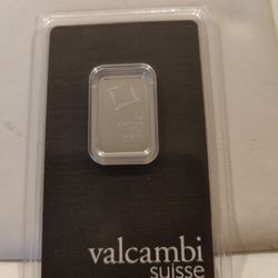Valcambi Suisse Platinum Bullion 5 gram 999.5 Bar