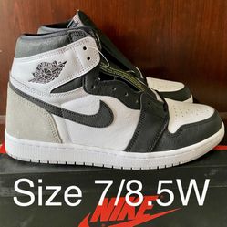 Size 7/8.5W - Nike Air Jordan 1 High OG Stage Haze Bleached Coral Grey Silver