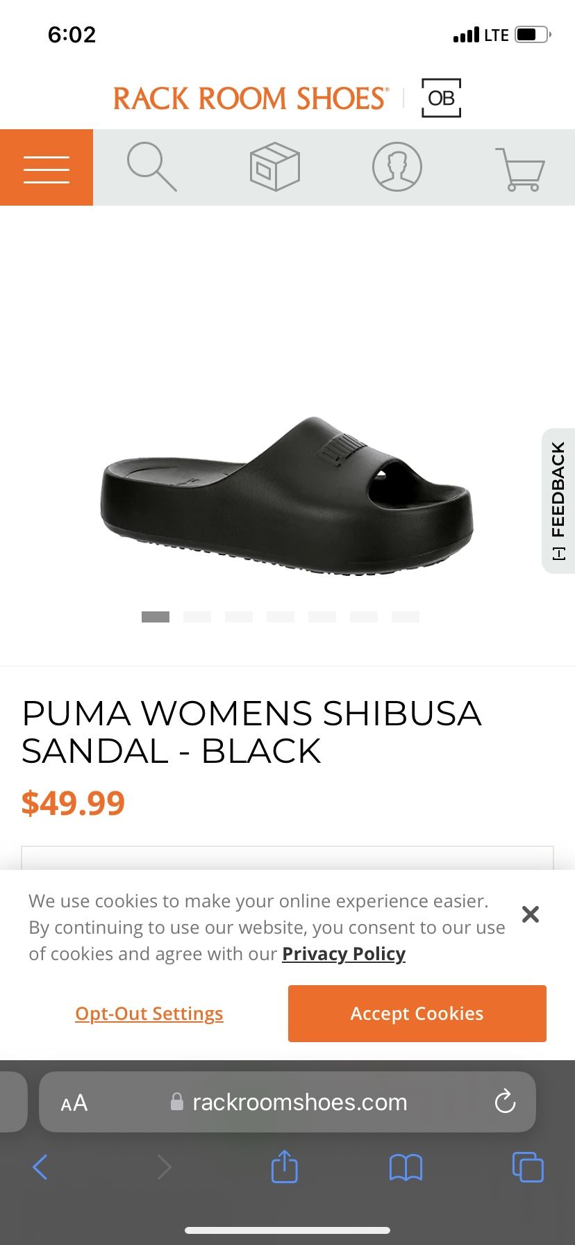 Womens Puma Slides