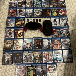 Huge PS Vita Lot Bundle Console w/ Case + 45 Games Total Video Games.  Massive Bundle Lot 