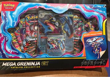 Pokémon Mega Greninja ex Premium Collection Box