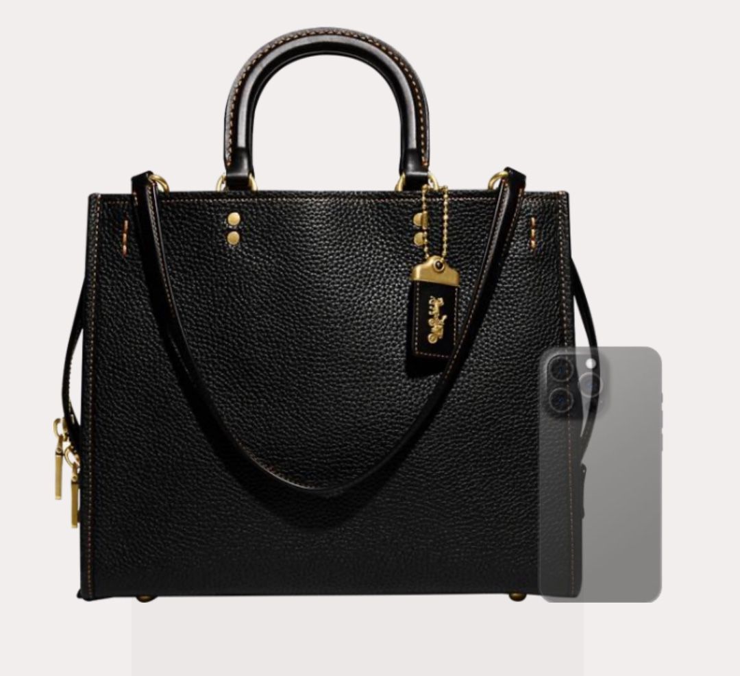 COACH Hand Bag Rogue Regenerative Leather