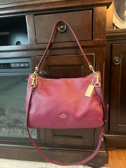 Coach Pebbled Leather Shoulder and Crossbody bag