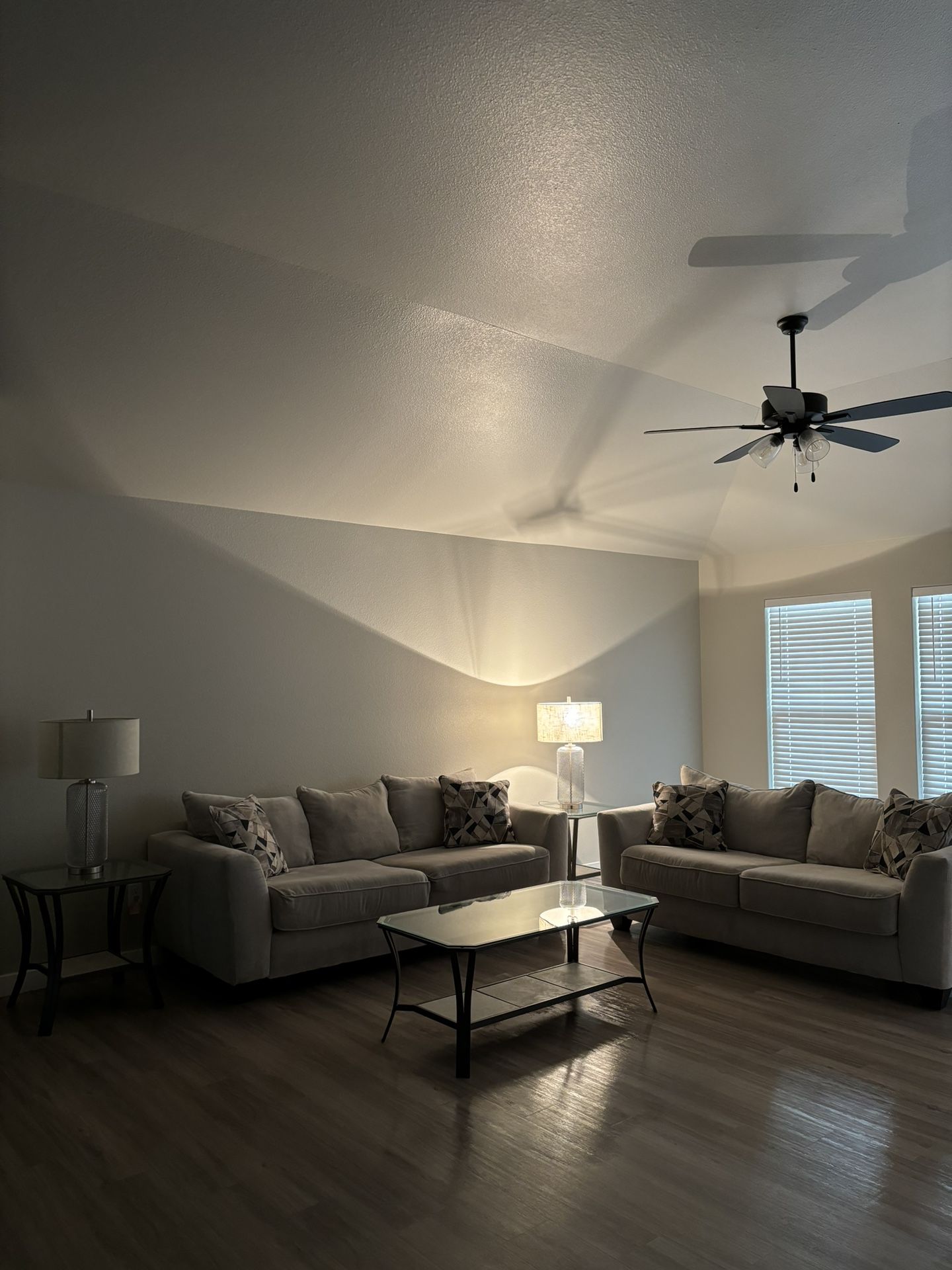 couch and table set