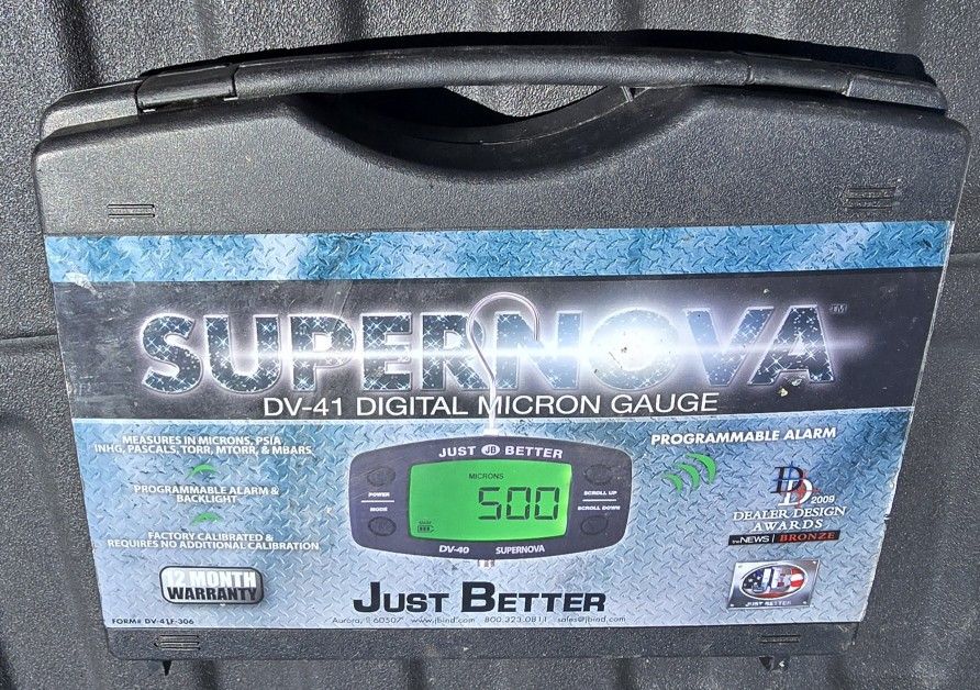 JB Industries Supernova Digital Micron Gauge