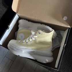 Yellow High Platform Converse