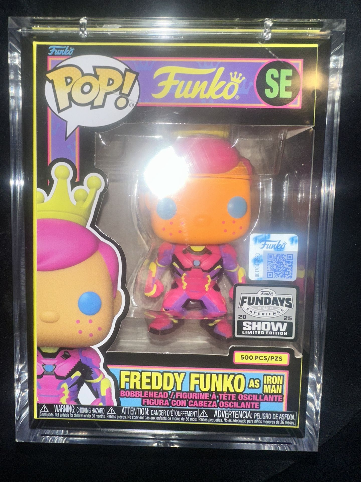 Freddy Funko As Iron Man Fundays Funko Pop Exclusive LE 500