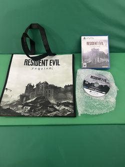 Resident Evil 9 Requiem PlayStation 5 PS5 with exclusive GameStop bag tote