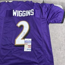 Nate Wiggins Signed Autograph Custom