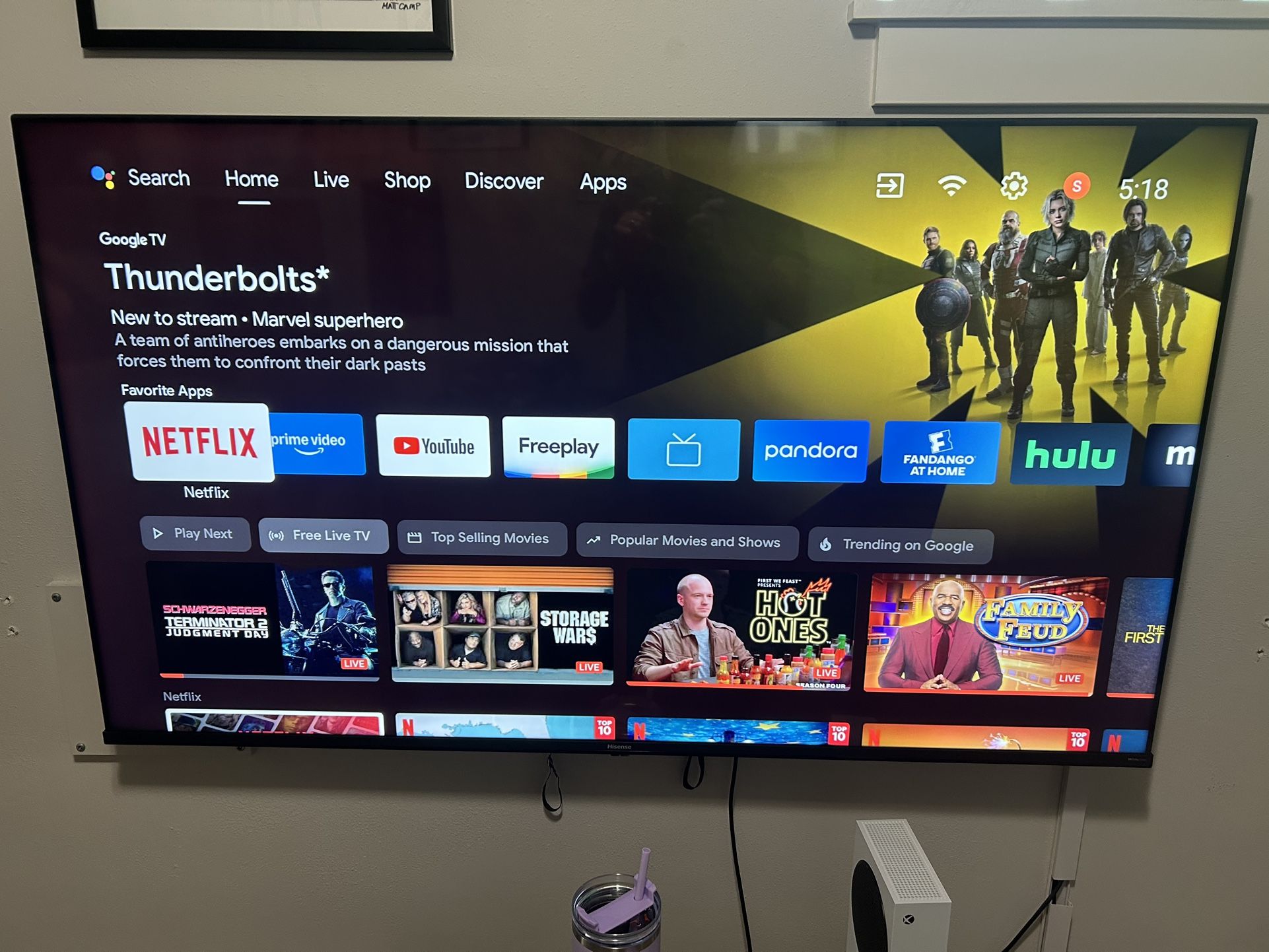 65” Hisense Smart TV