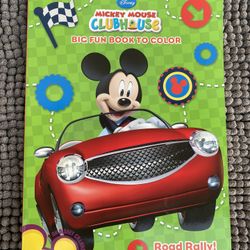 Disney Mickey Mouse Clubhouse Big Fun Book To Color.