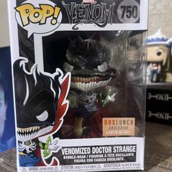 Venom Doctor Strange Box Lunch Exclusive Glow In The Dark Funko Pop