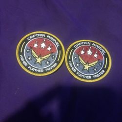 Captain Marvel Patches