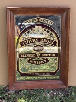 Chivas Regal Mirror Sign