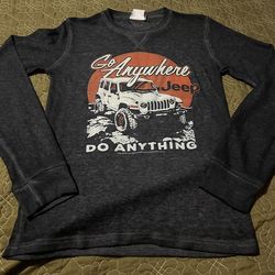 Jeep “Go Anywhere Do Anything” Long Sleeve Size Small