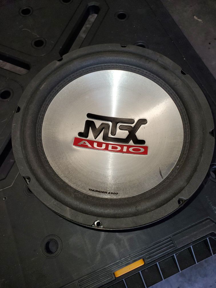 Brand New 10" MTX Thunder 4500 Subwoofer for slim box