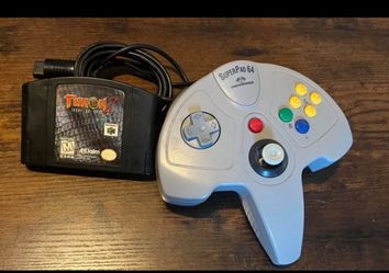 N64 controller w/ game