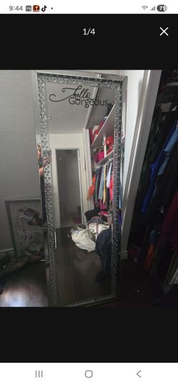 vanity mirror stand up mirror 62 inches tall by 22 inches wide