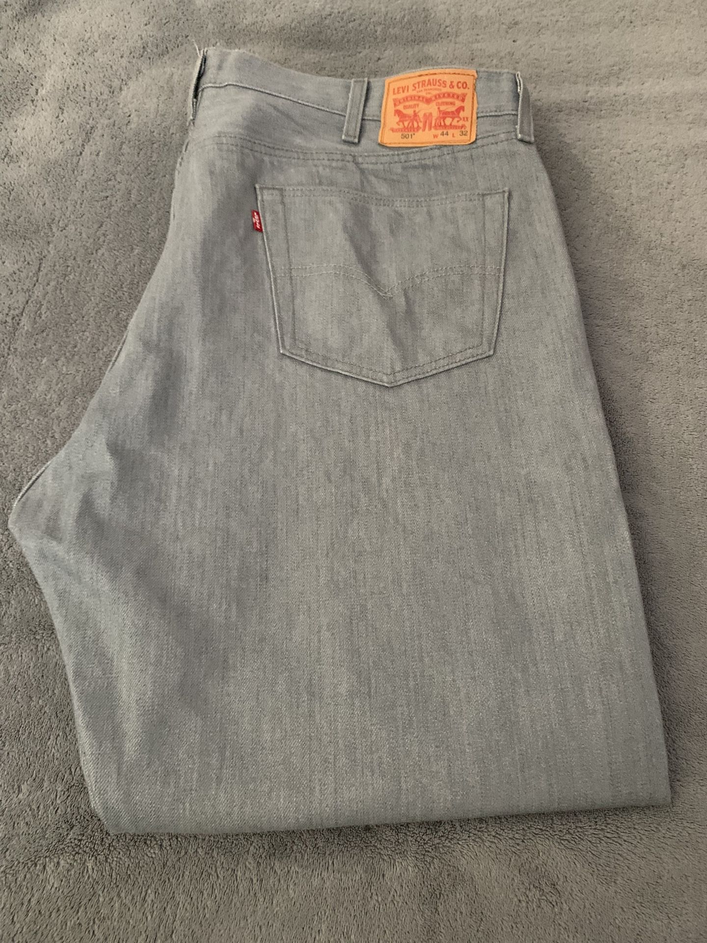 Grey Levi 501s