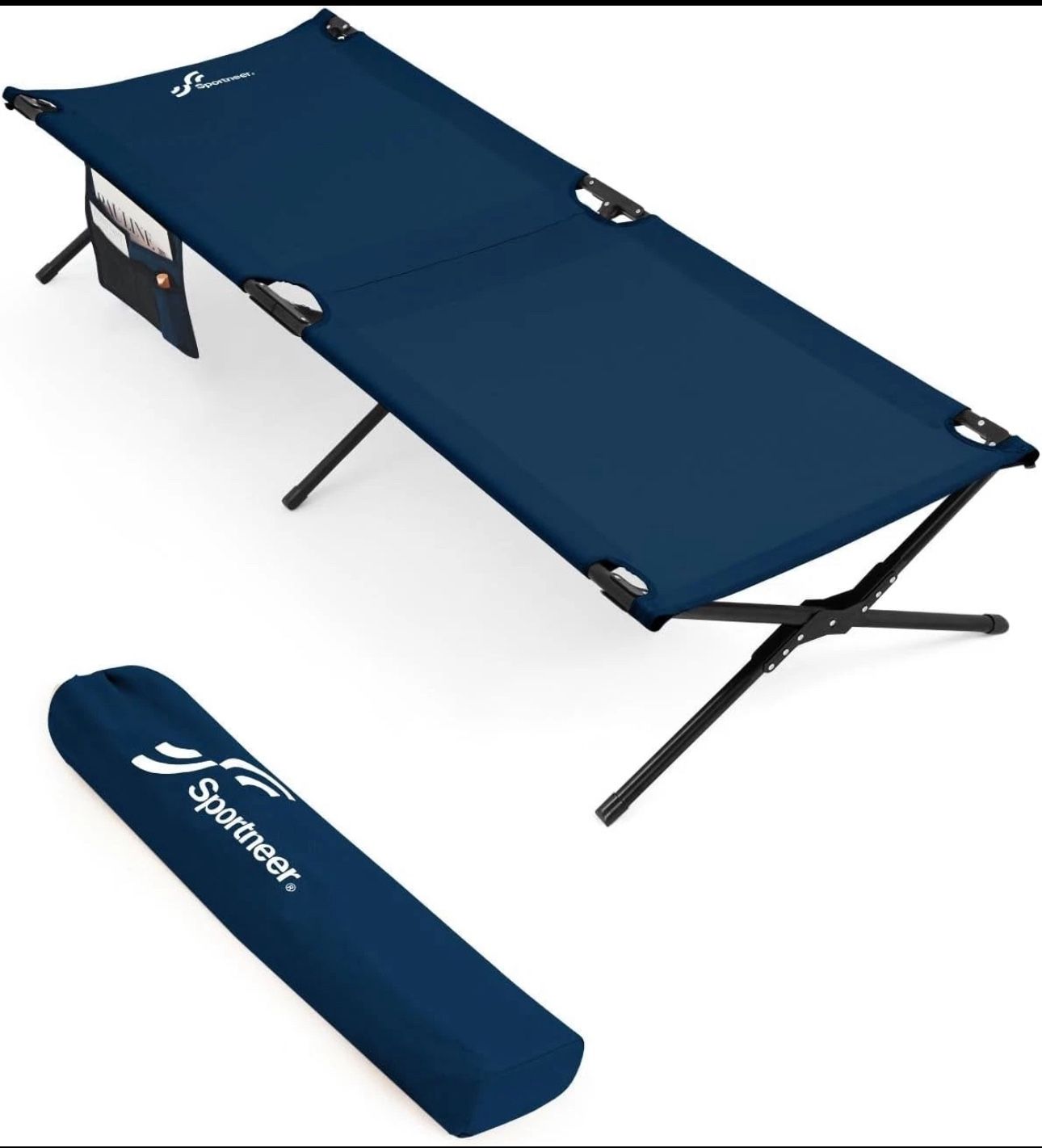 Sportneer Camping Cot, Military Cot Portable Camping Cots for Sleeping 78.3"X28.