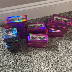 Lash Strips With Color