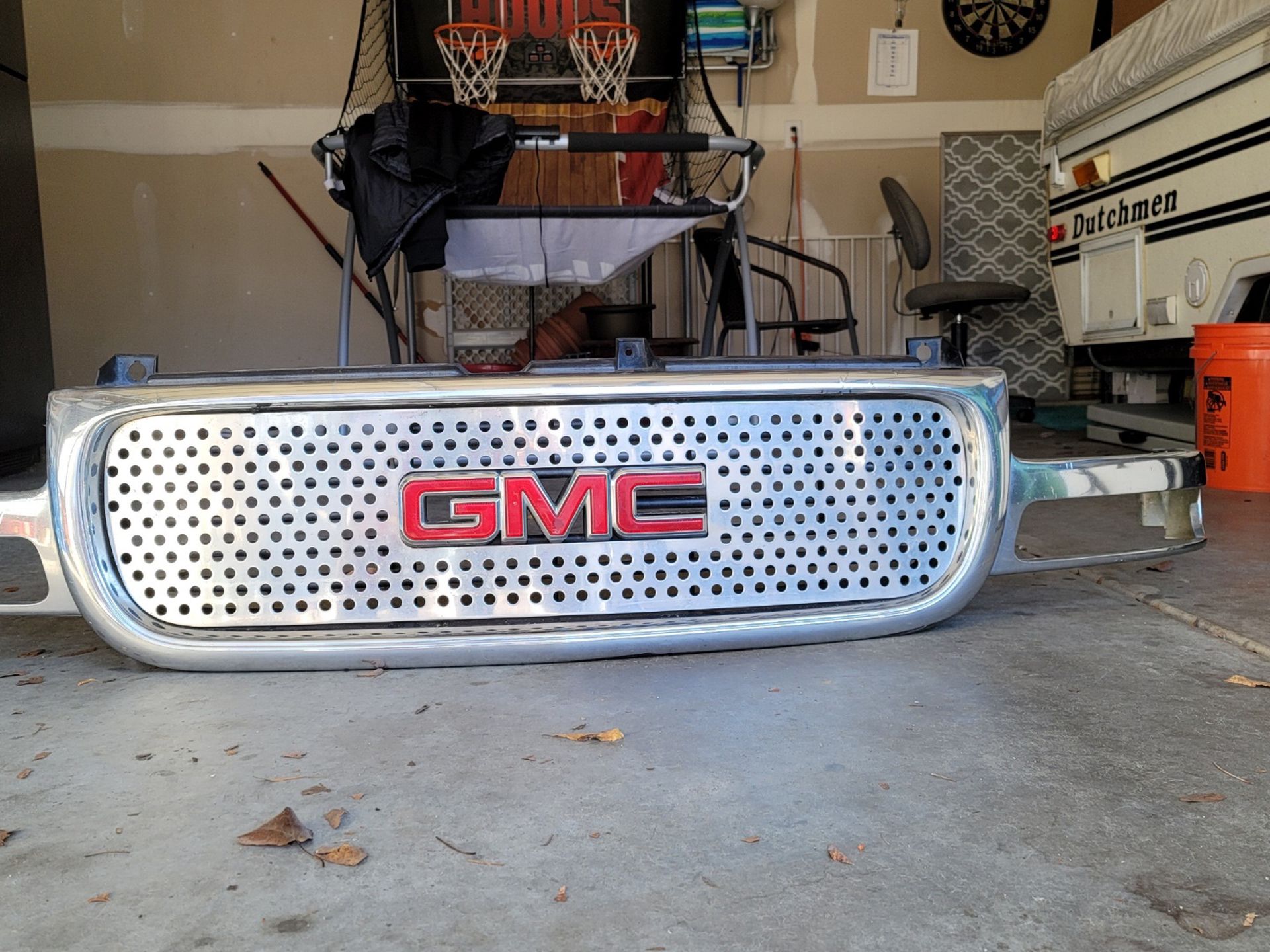 GMC Grill And Front Headlights