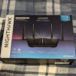 Router - Netgear Nighthawk AX5400 WiFi 6 Router